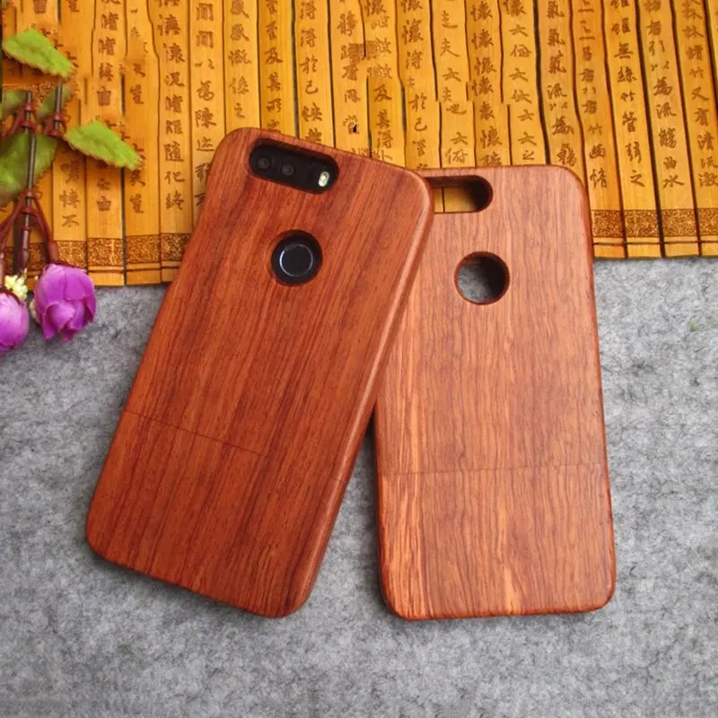 Real wood phone cover wooden mobile phone cover case for huawei honor 8