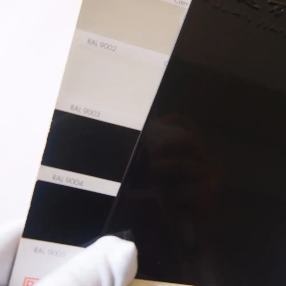 La fábrica de Color Ral 9005 gráfico negro de poliéster en polvo epoxi