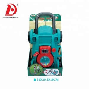 HUADA Hot Sale High Quality Preschool <strong>Kids</strong> Outdoor Garden Tool Toys <strong>Lawn</strong> <strong>Mower</strong> with Hat - Product Image 6