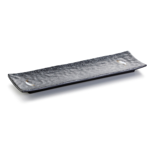 wholesale rectangular sushi plate black new melamine japanese sushi plate
