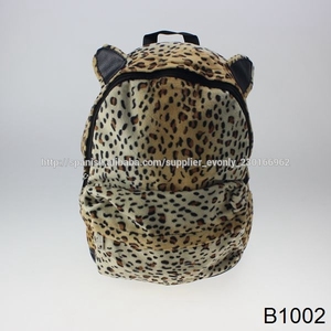 leopardo b1002 orejas <span class=keywords><strong>de</strong></span> gato <span class=keywords><strong>de</strong></span> la escuela bolsa bolso <span class=keywords><strong>de</strong></span> la computadora bolsa <span class=keywords><strong>de</strong></span> ocio <span class=keywords><strong>de</strong></span> la universidad <span class=keywords><strong>de</strong></span> viento mochila - Product Image 1