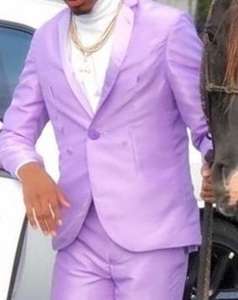 Abito da <span class=keywords><strong>Uomo</strong></span> in Raso Lucido Personalizzato, Vestito da Cerimonia per Testimoni, Smoking <span class=keywords><strong>Slim</strong></span> <span class=keywords><strong>Fit</strong></span> per Sposo, Festa da Ballo, <span class=keywords><strong>Blazer</strong></span> Casual - Product Image 2