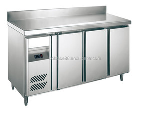 2017 congelación comercial banco de trabajo/Hotel de <span class=keywords><strong>mesa</strong></span> de trabajo de refrigerador <span class=keywords><strong>y</strong></span> congelador <span class=keywords><strong>con</strong></span> precio de fábrica - Product Image 1