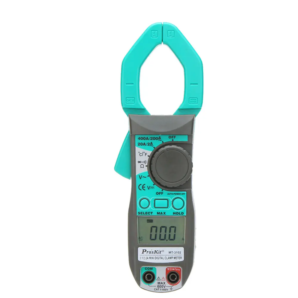 Pro'skit mt-3 1/2 Cifre Auto Gamma Volt Mini Digital Clamp Meter Con Temperatura Tester Multimetro