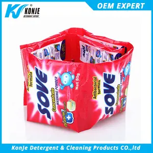 Detergent factory washing powder price raw materials for dertergent powder making