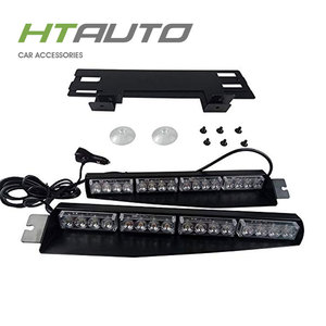 ไฟฉุกเฉินแบบแฟลชสำหรับรถบรรทุก HTAUTO 12V 32W 16LED ติดตั้งบนแผงหน้าปัดหรือกระจกหน้ารถด้วยตัวยึดแบบสุญญากาศ - Product Image 4
