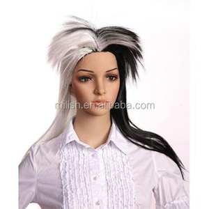 MPW-0450 Parrucche da <span class=keywords><strong>Strega</strong></span> Bianche e Nere per Halloween e Carnevale - Product Image 2