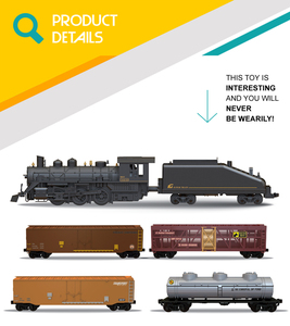 Tren de Juguete Musical con Luz y Fricción, Modelo de Vapor, <span class=keywords><strong>Regalo</strong></span> de Año Nuevo para Niños, en Venta - Product Image 2