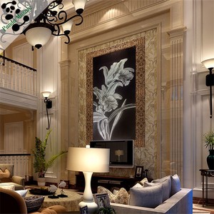 MB SMM12-A Piastrelle da Parete per Camera da Letto, Mosaico Artigianale, Dipinti su Vetro con Motivi Floreali, Murales Decorativi - Product Image 3