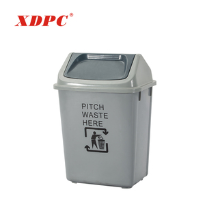 Cina la produzione di <span class=keywords><strong>plastica</strong></span> <span class=keywords><strong>10</strong></span> litro coperta moderna pattumiera piccolo cestino bidone della spazzatura con swing coperchio per uso domestico - Product Image 5