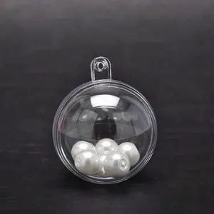 卸売50cm透明プラスチックボール容器装飾品
