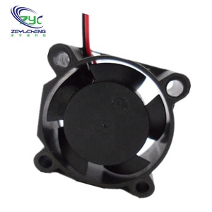 Raspberry Pi casing pendingin aktif Raspberry Pi, casing Pi oranye 30x30mm 4B 3B + 3B, Radiator pendingin tanpa sikat 5V/12V/24V pisau plastik OEM - Product Image 2