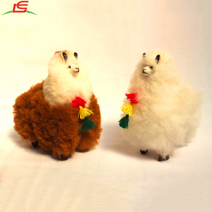 Fabriqués à la main Bébé Alpaga Andes En Peluche En Peluche <span class=keywords><strong>Lama</strong></span> - Product Image 1