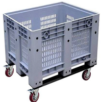 1210 plastique utilisé boîtes de palette de fruits conteneur de transport de stockage caisse de palette en plastique