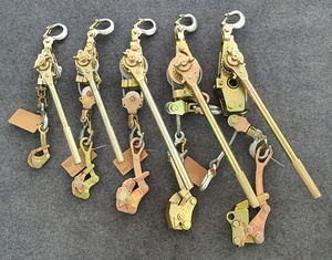 Tendeur de câble <span class=keywords><strong>à</strong></span> cliquet KAWASAKI de qualité industrielle, en acier, pour câble métallique, 1-3 tonnes, avec poignée en plastique, support OEM - Product Image 6