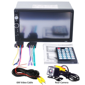 Podofo Autoestereo 2 Din Đài Phát Thanh Xe Cho Carro 7 ''Màn Hình Cảm Ứng BT FM USB AUX SD Xe MP5 Player 7010B + Rear View Máy Ảnh - Product Image 6