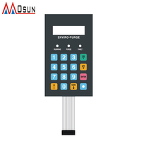 OEM panel de control serigrafía pcb teclado de membrana