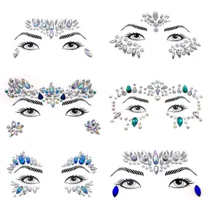 Haute qualité 3D colle à la mode <span class=keywords><strong>strass</strong></span> poitrine autocollant paillettes Bling résine pour chaussures vêtements sacs-prix de gros - Product Image 1