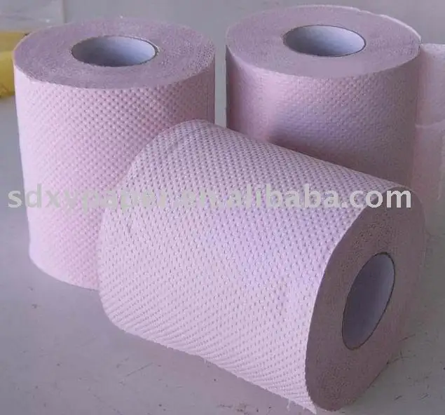 2ply colour toilet tissue paper roll