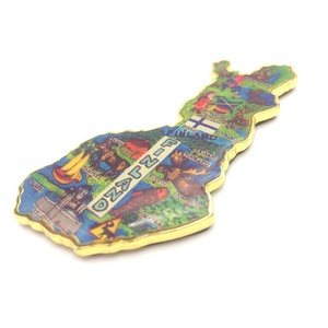 Imán de Nevera de Metal Premium con <span class=keywords><strong>Mapa</strong></span> de Finlandia, Recuerdo, Imán de Nevera con <span class=keywords><strong>Mapa</strong></span> Epóxico para Finlandia - Product Image 1