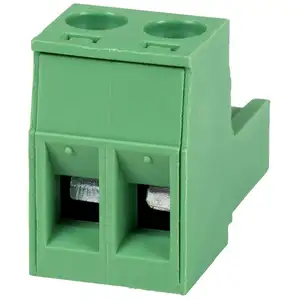 Leidde De Lamp Pluggable Terminal Blokken 380V 5.08Mm 5.0Mm Pitch 2pin Terminal Block Green Terminal Block Kf2edgk