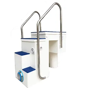Conveniente filtro integrado para piscina, sistema de filtración limpio para spa de natación con tecnología sin tuberías
