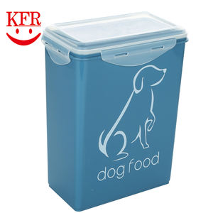 Huiherui Airtight Food Storage Containers with lids, Easy Snap Lock Pet Food Storage Containers with Locking Lid