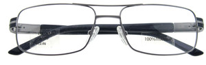 2015 titanio doble puente gafas monturas/marco de gafas para los hombres 100% Titanio Optik bisagra de resorte de gafas - Product Image 2