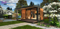 Maison modulaire en conteneur d'acier de 40 pieds/20 pieds avec panneaux sandwich