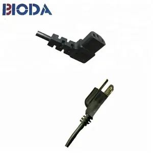 best quality 3 Pins 15A/125V JAPAN AC extension cable cord plug