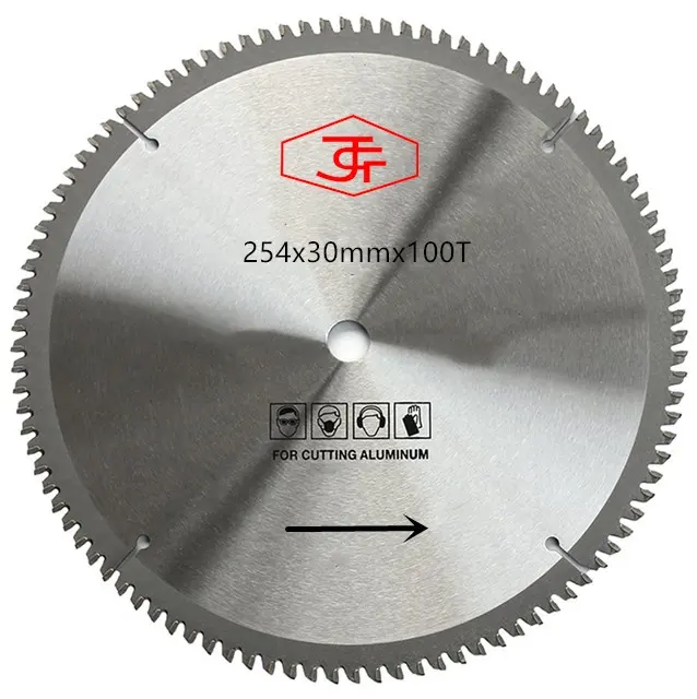 YAOFENG 10" x 5/8" 80 Teeth TCT Saw Blade for cutting steel Aluminum Non-Ferrous Metal