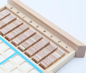 Jeu de maths en bois, jouet traditionnel et numérique, plateau <span class=keywords><strong>sudoku</strong></span> en bois, populaire - Product Image 5