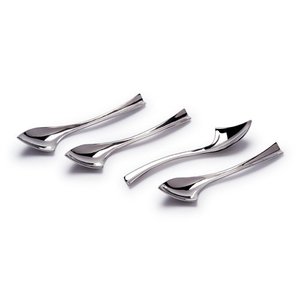 Dao kéo thép không gỉ thiết lập dao kéo sang trọng ưa thích thép không gỉ bạc Bạc bữa ăn tối dao muỗng nĩa đặt - Product Image 1