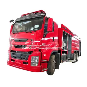 Camion dei pompieri a polvere secca giappone 6*4 in vendita 15000 litri camion antincendio prezzo
