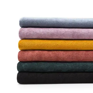 High quality knit 100% cotton microfiber towel fabric for bath per meter