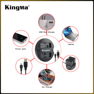 KingMa BM015-LPE5 LP-E5 Micro USB Dual Channel Chargeur Pour Canon EOS 500D/450D/Baiser X3/Baiser F/Rebel Xsi/Rebel T1i/1000D - Product Image 5