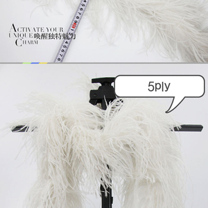 Fabricantes al por mayor Boas de plumas de avestruz en stock teñidas 1ply 4ply 6ply 12ply para <span class=keywords><strong>Victoria</strong></span> <span class=keywords><strong>Secret</strong></span> Dress Party Decoration - Product Image 2