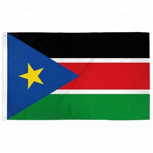 Bandiera pubblicitaria personalizzata all'ingrosso del Sudan del sud stampa bandiere e striscioni promozionali - Product Image 2