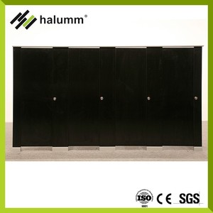 Excellente qualité à faible prix stratifié <span class=keywords><strong>hpl</strong></span> toilettes cabines / curve panneau <span class=keywords><strong>hpl</strong></span> cabinet de toilette - Product Image 1
