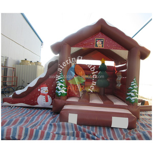 Vente en gros d'usine : <span class=keywords><strong>Château</strong></span> gonflable de Noël de haute qualité avec toboggan, thème hiver, idéal pour la <span class=keywords><strong>location</strong></span> événementielle - Product Image 1