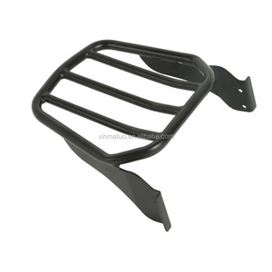 Sissy Bar avec dossier conique et porte-bagages arrière pour Harley Softail Fat Boy 07-17 XF2906A02-B Noir Pièces de <span class=keywords><strong>moto</strong></span> - Product Image 4