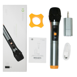 Cáscara elegante U6 MICRÓFONO INALÁMBRICO UHF micrófono portátil de mano con mini receptor - Product Image 6