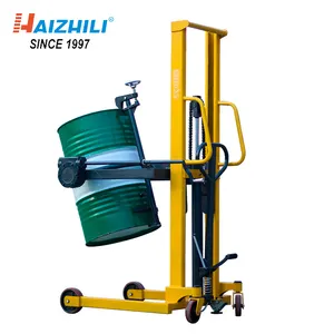 HaizhiLi Handling Equipment Hot sale adjustable drum tilter hydraulic drum truck lifter and tilter