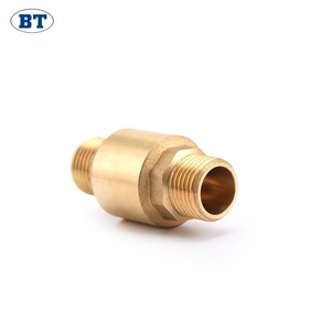 1/2" Inch Vertical Spring Brass Male Threaded Non Return Valve Foot Valve Check Valve for Water - Product Image 4
