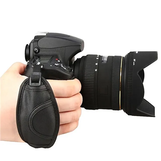 מצלמה תיק עור יד גריפ רצועת מצלמה רצועת יד משולש חגורת עבור 600D 650D 500D 550D 50D 60D 1100D 7D