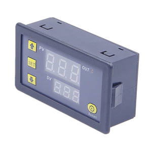Thermostat numérique LED 10A, 12 V/24V, double affichage, minuterie de retard, <span class=keywords><strong>Module</strong></span> relai, minuterie 0-999 heures - Product Image 6