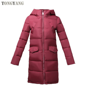 TONGYANG giacca <span class=keywords><strong>invernale</strong></span> da <span class=keywords><strong>donna</strong></span> in cotone con cappuccio addensato Plus Size giacca imbottita in cotone caldo sciolto cappotti lunghi femminili - Product Image 6
