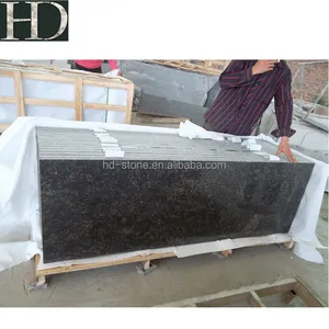 Natural Tan Brown Granit Fotos Beliebte Brown Granit Arbeits platten Hochwertige Tan Brown