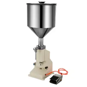 A02 Pneumatic Liquid Paste Filling Machine for Cream Shampoo Cosmetic