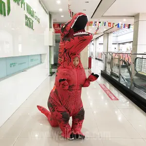 Yeni varış CE şişme yürüyüş dinozor T Rex kostüm çocuklar için trex kostüm şişme dinozor